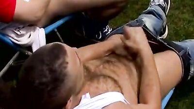 Outdoor Circle Jerk Fun: British Boys Get Wild in the Woods!