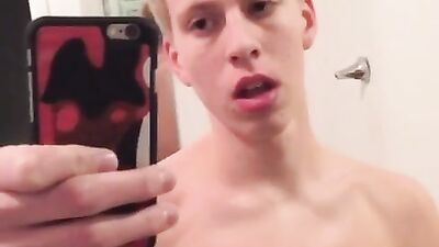 On The Mirror Web-Cam Solo or Gay Porn On The Mirror