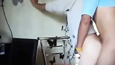 Neighbors Bareback Fucking Caught Almost!