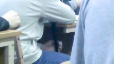 Young Stud Caught on Camera: Amateur Gay Solo Fun at School!