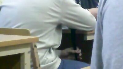 Young Stud Caught on Camera: Amateur Gay Solo Fun at School!