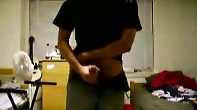 Gone Room Mate: Cum Shots Web-Cam Solo!