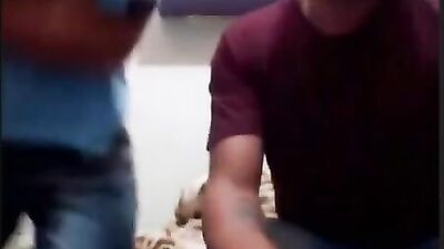 Gay Porn: Straight Guy Sucked by Friend - Amateur Handjobs!