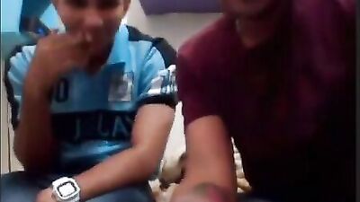 Gay Porn: Straight Guy Sucked by Friend - Amateur Handjobs!