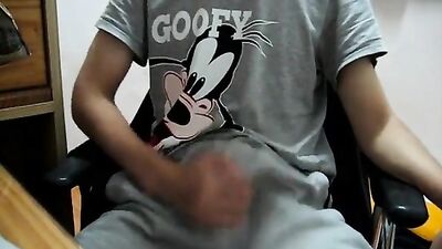 Goofy Bust A Nutt Revisited - The Ultimate Amateur Web-Cam Solo Experience!