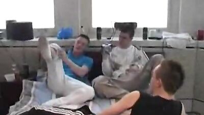 Gay Pride Explosion: Brit Boys Homemade Porno Entertaining!