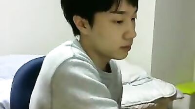 Sample his cock and ass! Asian Amature Solo Anal