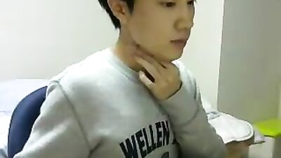 Sample his cock and ass! Asian Amature Solo Anal