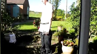Garden Wanking Frenzy - Cum Shots & Public Outdoor Fun