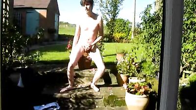 Garden Wanking Frenzy - Cum Shots & Public Outdoor Fun