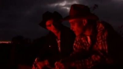 Young Bareback Farmers Boys: Back in the Barn Again OR Bareback Barnyard Buddies: Farm-hands Take it All In!