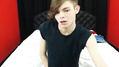 Effeminate Young Beautys Smooth Solo Handjob