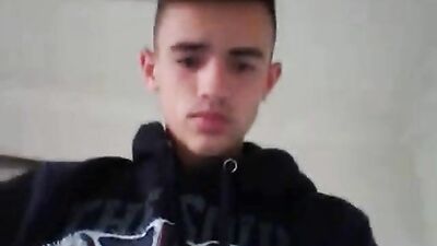 Big Cock Twink Spanking Show - Amateur Solo Action!