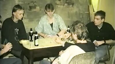 Vintage Poker Boys Returns - Enhanced Group Sex Action