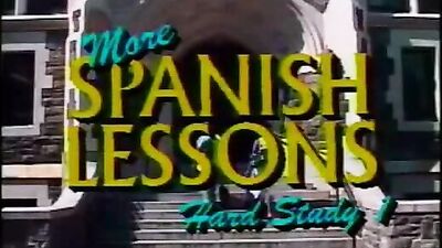 Hard Lessons: Spanish Steady! Porn Action Bareback Cum Shots