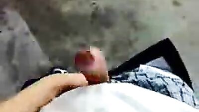 Garage Prep Cumshot Voyeur: Public Jock Jacks Off
