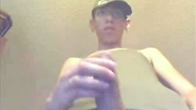 Sexy Amateur Jerking His Nice Cock - Hardcore Gay Porn Video on AmateurXvids!