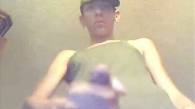 Sexy Amateur Jerking His Nice Cock - Hardcore Gay Porn Video on AmateurXvids!