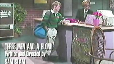 Three guys and a blonde: Wild Bareback Action