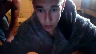 Straight Amateur Twinks First Gay Blowjob - A XXX Adventure!