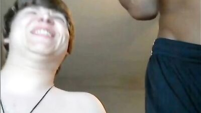 Chubby College Studs Interracial Oral Adventure with Black Boyfriend!