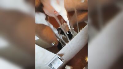 Cum on the mirror - Hardcore Amateur Cocks