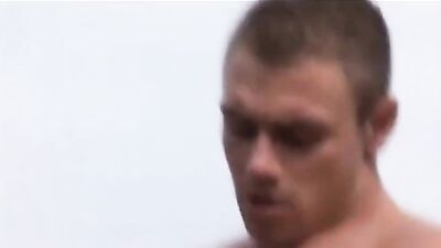 Hay Wagon Heat: 3-Way Action Group Sex!