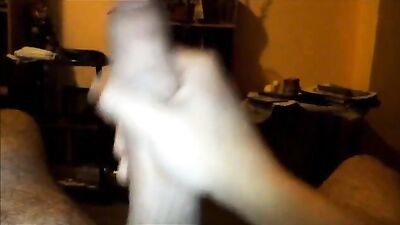 Cock Rampage: Big-Cum Solo Web Cam Wank