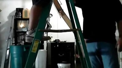 Step-Dads Hidd*en Desires with Twink Repair Guy: Blowjob Adventures in the Family Home!