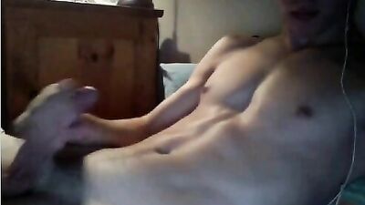 Young Stud Barely Covering His Belly - Amateur Muscle Boys Solo