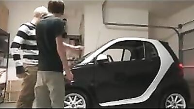 Breaking In The New Car - Gay Porn Action Video!
