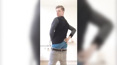 In the Bathroom - Amateur Cum Shots & Handjobs