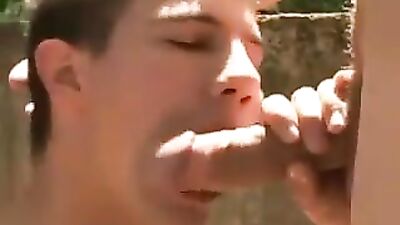 Gay Outdoor Boys Action Bareback - A hot and steamy adventure where boys take it outdoors for a wild fuck fest!