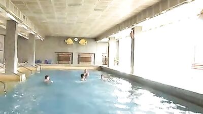Poolside Heat - Action Bareback Gay Porn Video