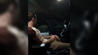 Dirty Public Parking Lot Encounter - Dude Fucks Me Hard!
