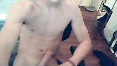 He Shoots Load Again on His Cam Web-Cam Solo - Cum Shot Extravaganza!