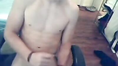 He Shoots Load Again on His Cam Web-Cam Solo - Cum Shot Extravaganza!