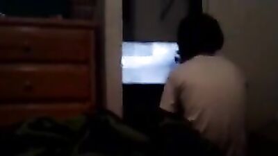 Gay Porn Messing with Mitchs XBox Game