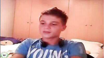 Two Young Boys Web-Cam Cum Show