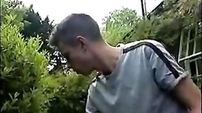 British Gardeners: Fun Handjobs in the Flowers Bed!