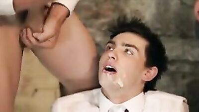 Schoolboys Bareback Orgy in the Cellar