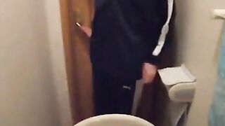 Gay Porn Spotlight: Washroom Cum Cam - Watch hot guys get caught in the act!