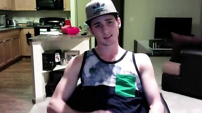 Gay Porn Apartment Solo Jerking His Cock