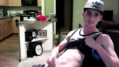 Gay Porn Apartment Solo Jerking His Cock