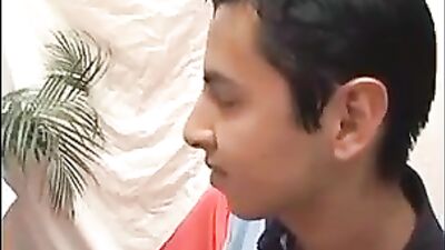 Giving him his first sexual instructions - Latino Fun Handjob