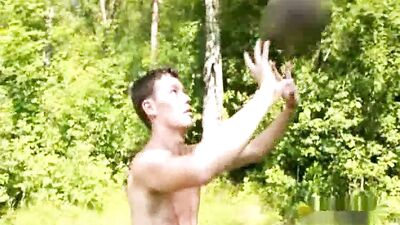 Outdoor Adventures with Cute Blonde Bareback Boys