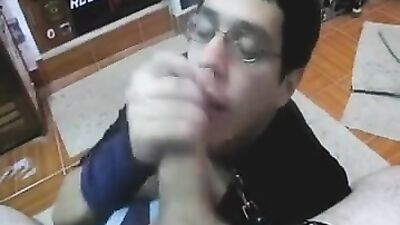 Enjoying Big Floppy Cock: Father and Son Oral Delight