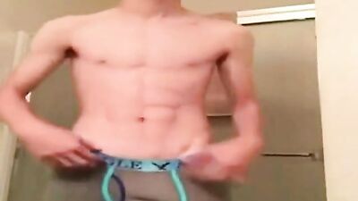 Juicy Twinks Meet Their Huge Fat Cocks in the Shower!