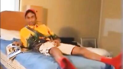 Indian Sex God: Black Cum Shots Solo Explosion!