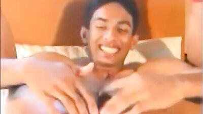 Indian Sex God: Black Cum Shots Solo Explosion!